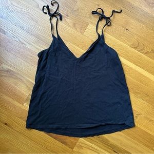 Abercrombie & Fitch black tie cami